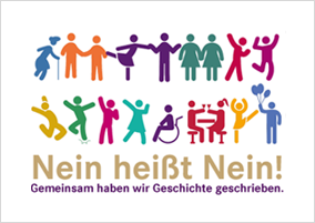 Grafik: Nein heisst Nein! Gemeinsam haben wir Geschichte geschrieben.