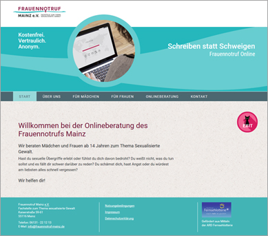 Schreiben statt Schweigen – Frauennotruf Online